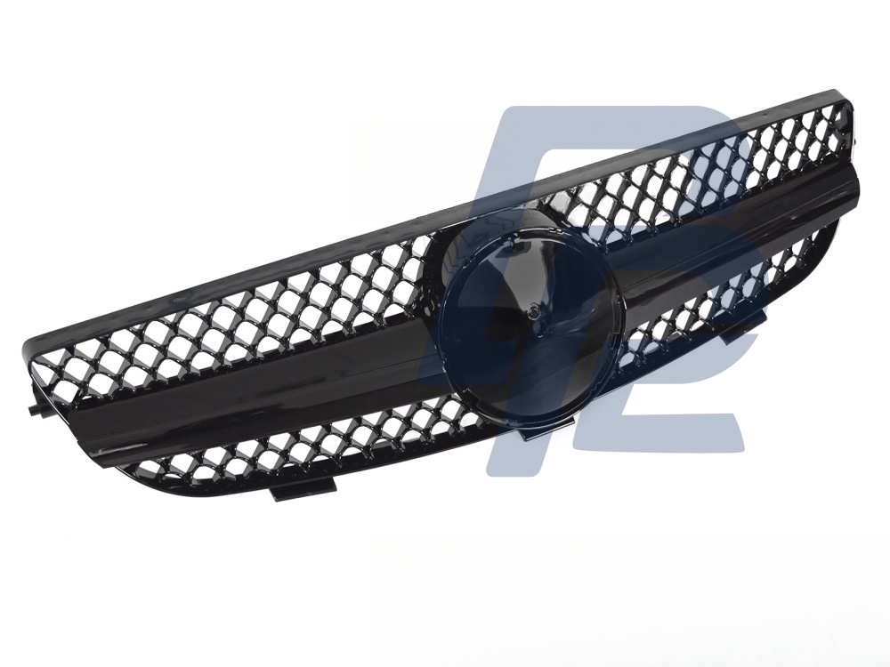 Grille Sport Gloss Black for Mercedes CLK W209 2003–2010 - 2