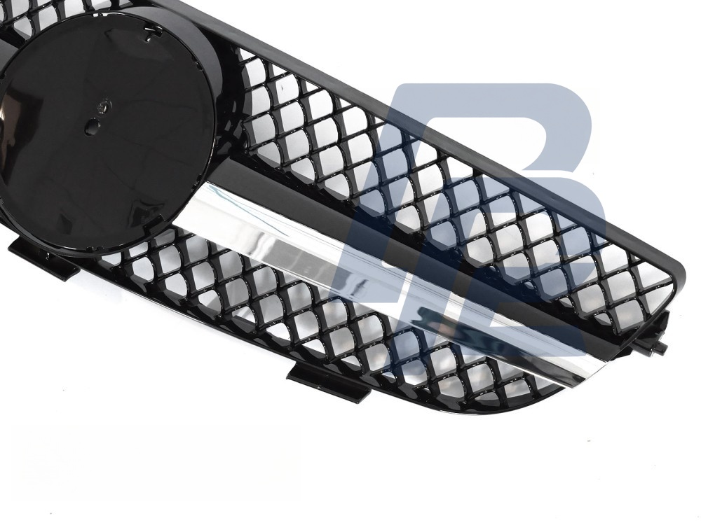 Grille Sport Chrome/Black for Mercedes CLK W209 2003–2010 - 2