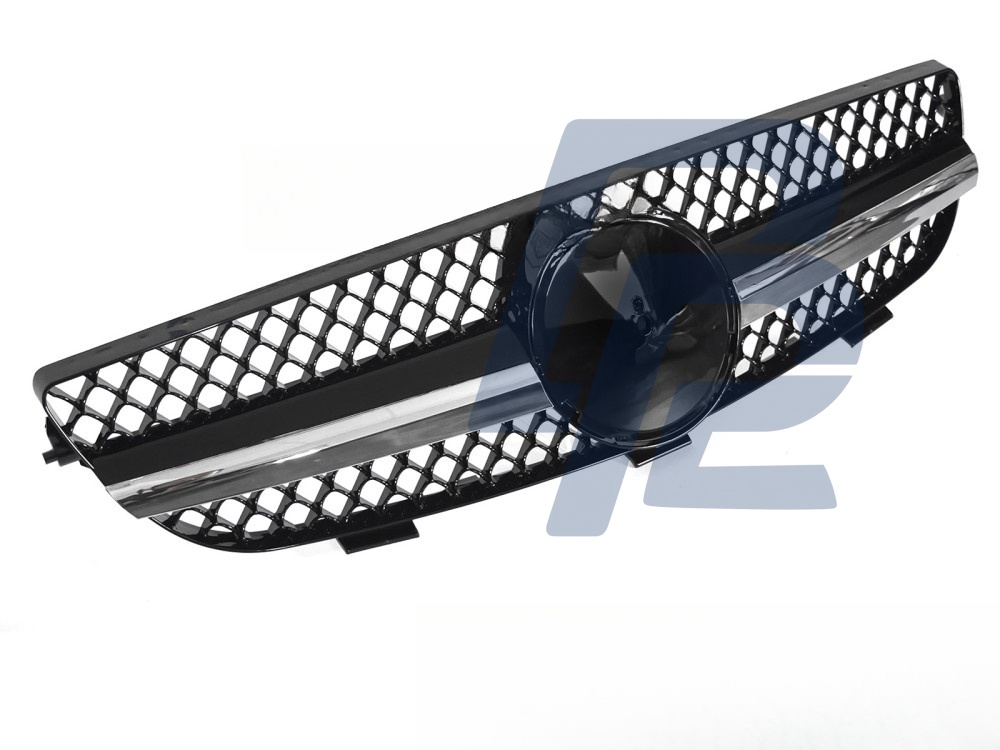 Grille Sport Chrome/Black for Mercedes CLK W209 2003–2010 - 3