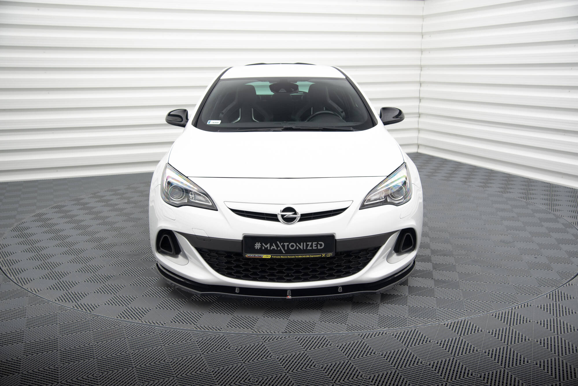 Front Splitter V.1 Opel Astra J OPC / VXR - 2