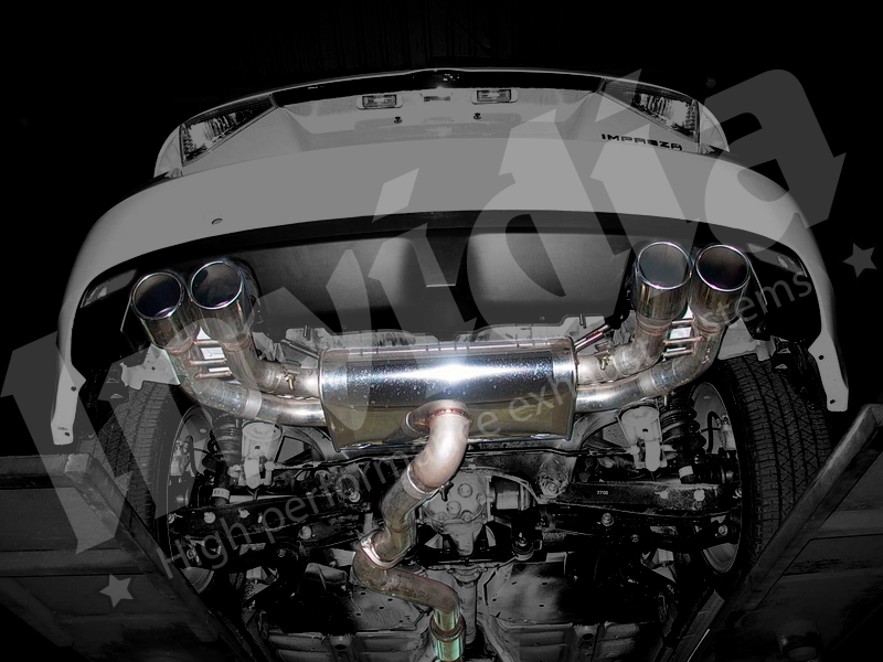 SUBARU IMPREZA 08+ GH/GR (STI) INVIDIA Q300 CATBACK EXHAUST - 2