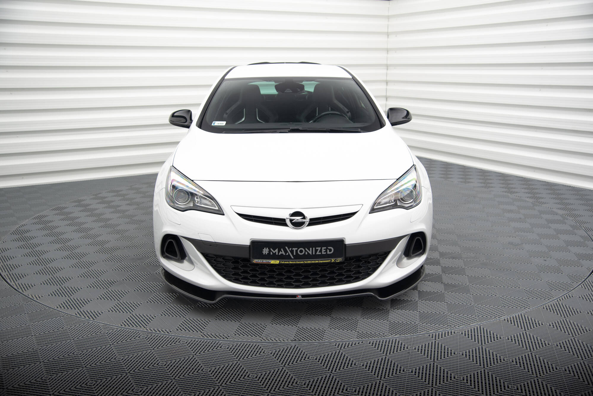 Front Splitter V.2 Opel Astra J OPC / VXR - 2