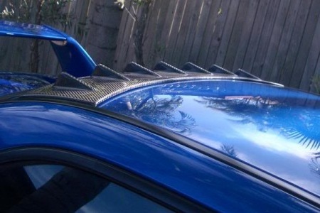 SUBARU IMPREZA WRX/STI 01-07 CARBONTRENZ ROOF FIN SPOILER - 4