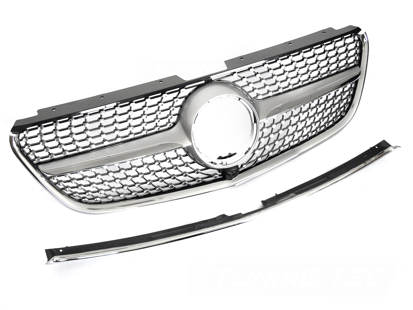 GRILL DIAMOND SILVER KROM TILL MERCEDES VITO W447 2014-2019