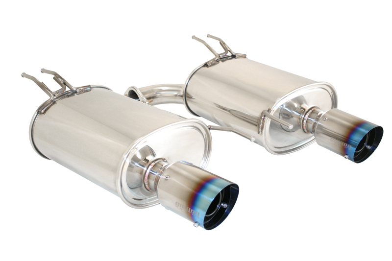 HONDA ACCORD 03-08 DUAL CATBACK EXHAUST MEGANRACING BLUETIP - 2