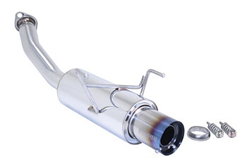HONDA CRZ 11+ AXLE BACK EXHAUST MEGAN RACING BLUE TIPS