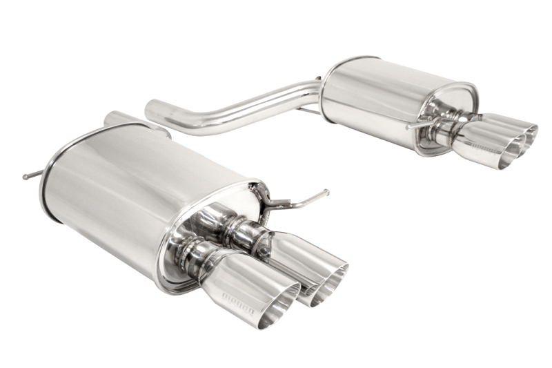 BMW 5 F10 11+ DUAL AXLE BACK EXHAUST MEGAN RACING SS TIPS