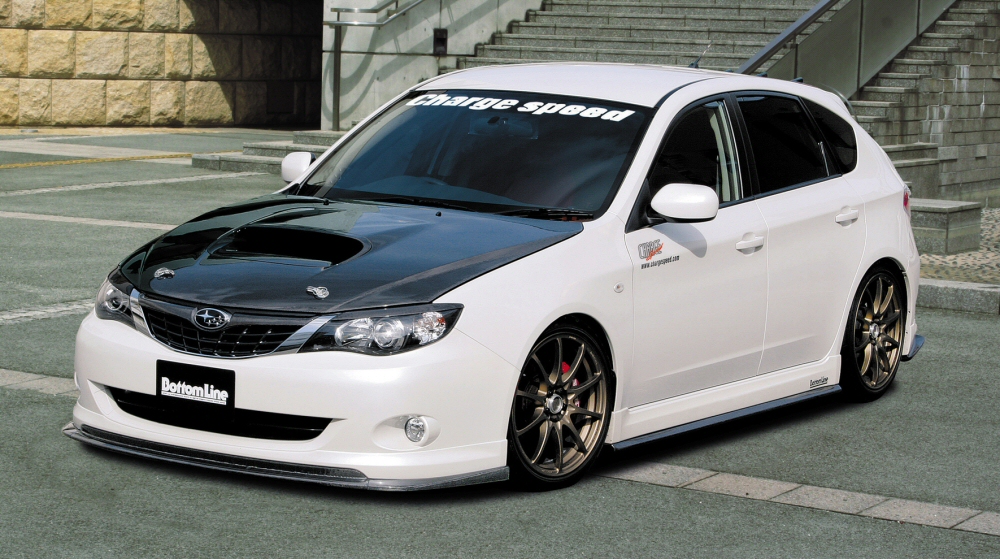 SUBARU IMPREZA GH8 A/B 07+ CHARGESPEED BOTTOMLINE FRONT LIP