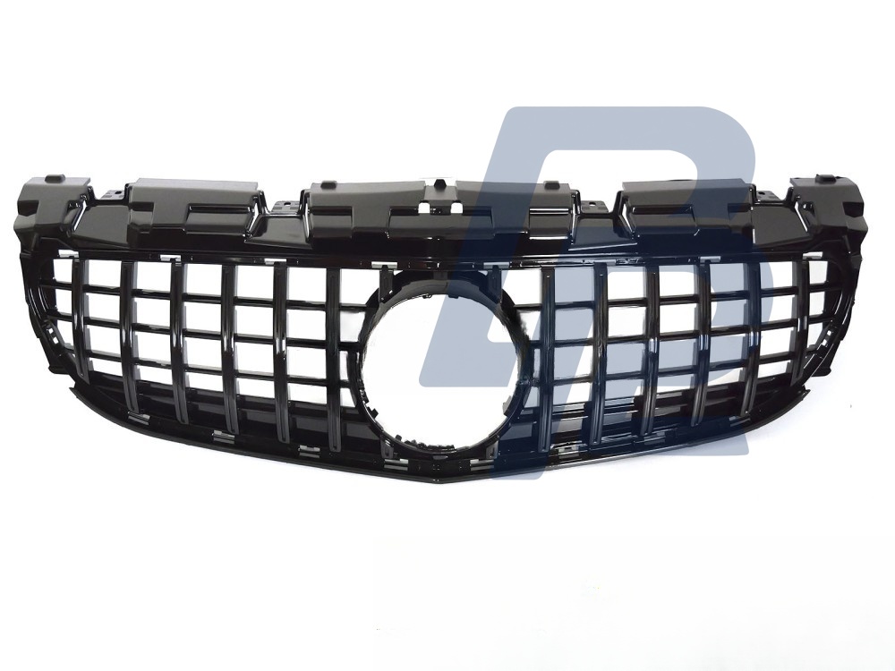 Grille Sport Gloss Black for Mercedes SLK R172 2015–2020 - 4
