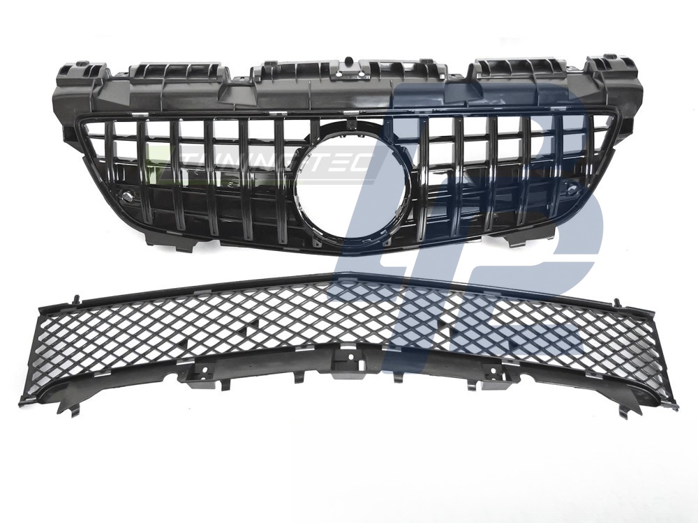 Grille Sport Gloss Black for Mercedes SLK R172 2011–2015 - 4