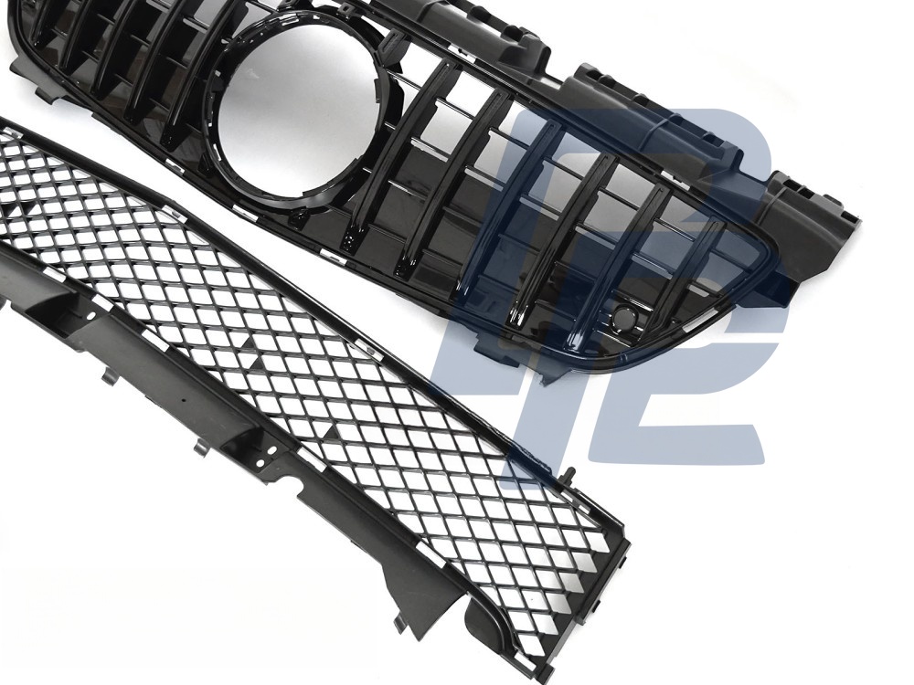 Grille Sport Gloss Black for Mercedes SLK R172 2011–2015 - 5