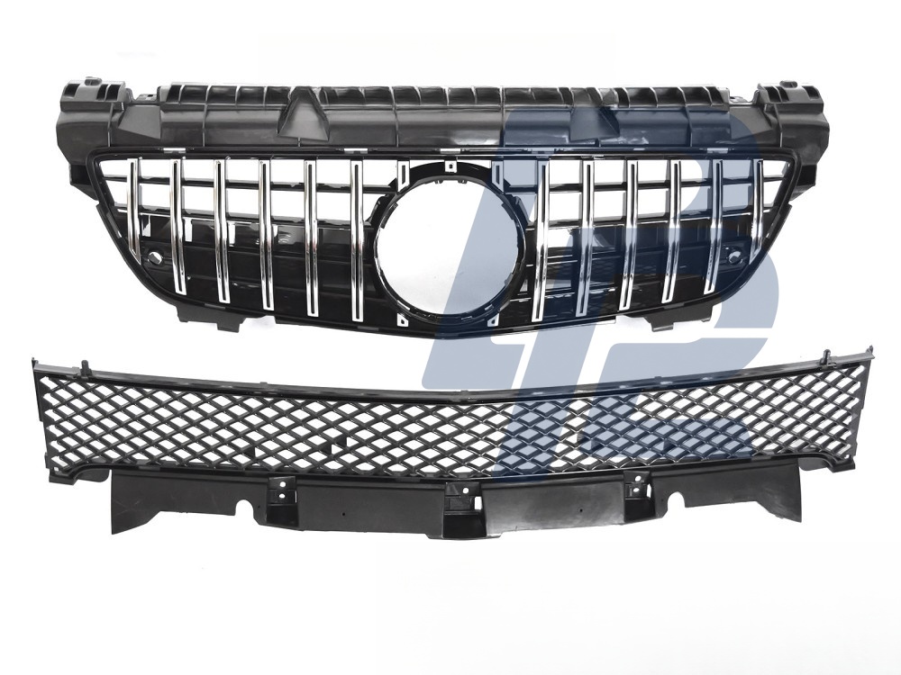 Grille Sport Black/Chrome for Mercedes SLK R172 2011–2015 - 2