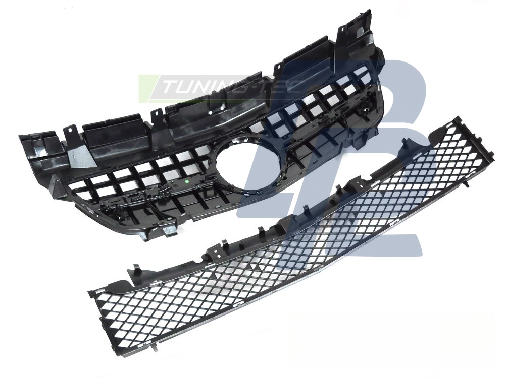 Grille Sport Black/Chrome for Mercedes SLK R172 2011–2015 - 5