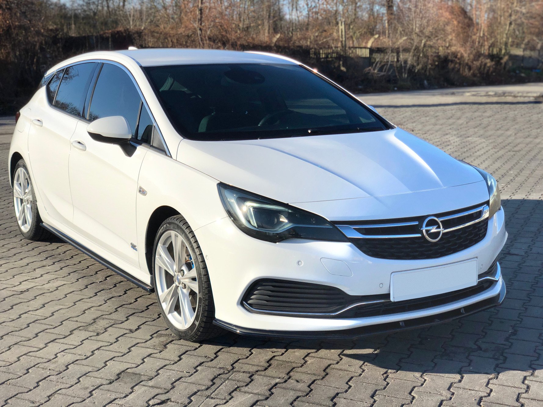Front Splitter V.1 Opel/vauxhall Astra K Opc-line/vx-line (2015-2019) - 3