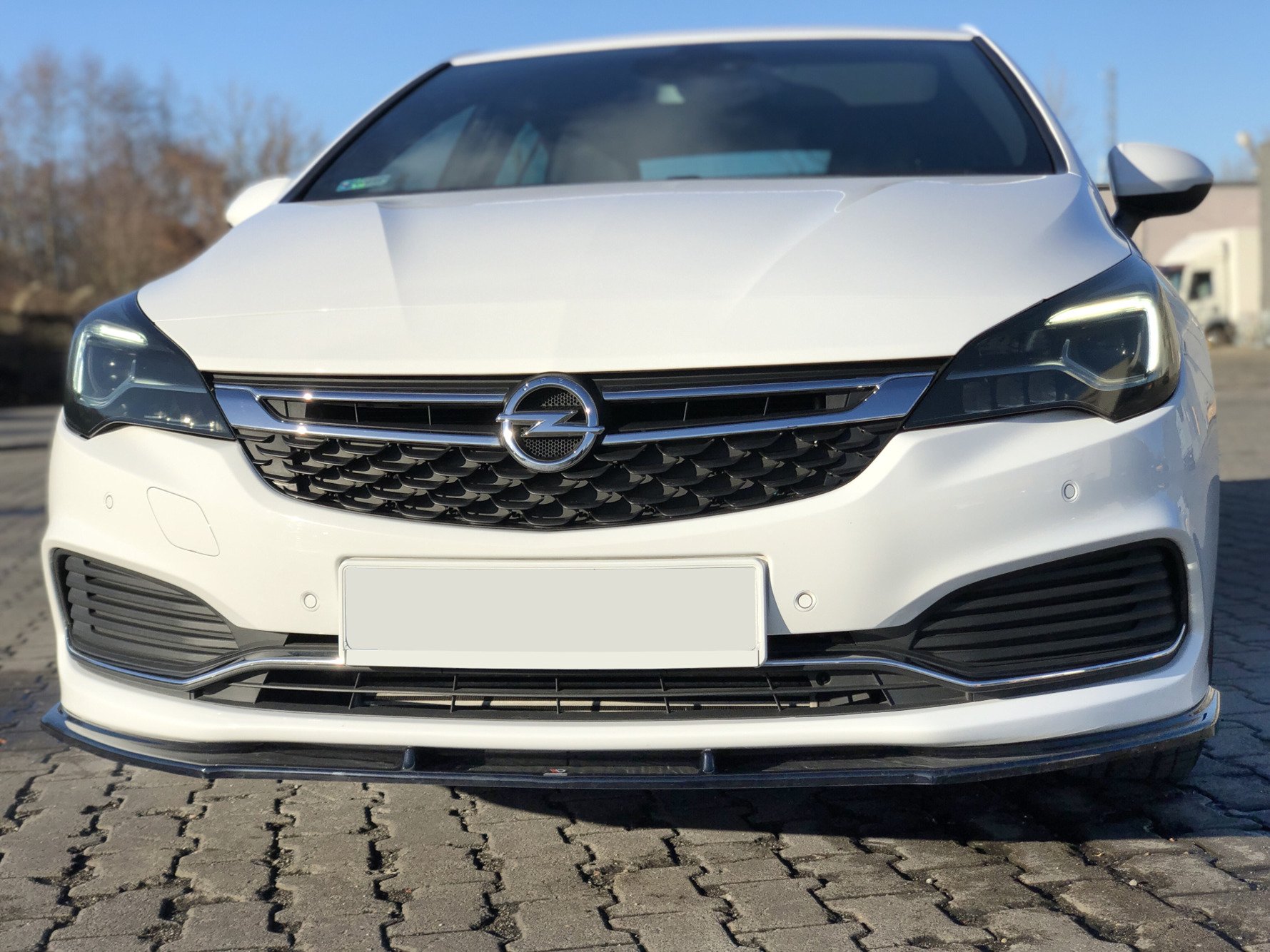 Front Splitter V.1 Opel/vauxhall Astra K Opc-line/vx-line (2015-2019) - 4