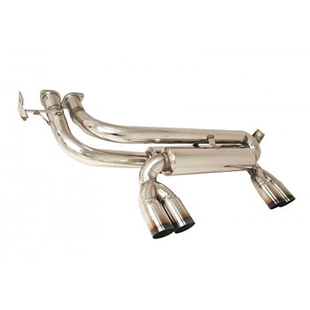 BMW E46 M3 99-05 AXLE BACK DUAL EXHAUST BLUE TIP MANZO USA