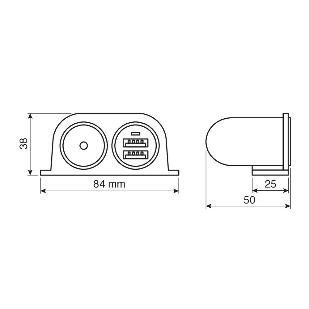 EXTRA-POWER TWIN USB - 3