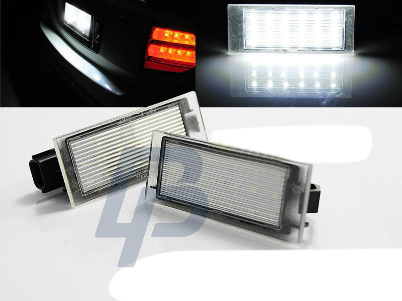 LED SKYLTBELYSNING RENAULT TWINGO 2/ CLIO 3/MEGANE 2,3/ LAGUNA 2,3  LED - 4