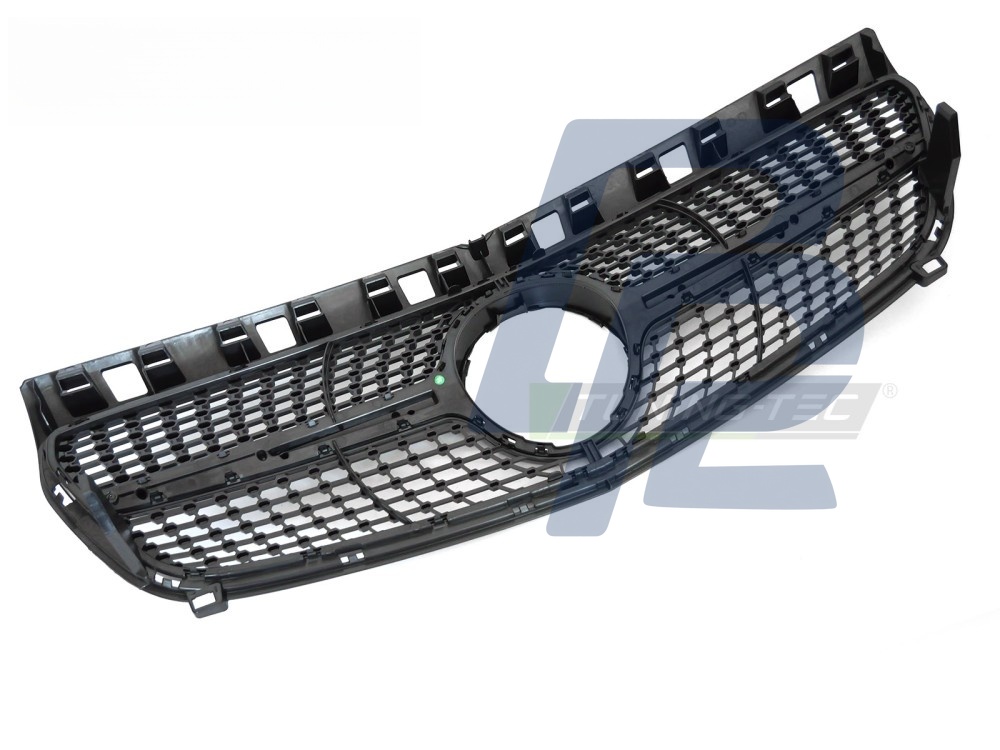 Grille Diamond Black/Chrome for Mercedes W176 2012–2015 - 5