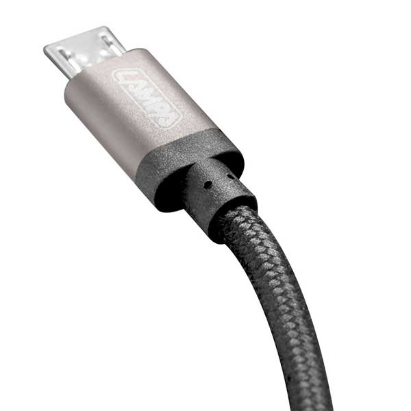 REINFORCED CABLE USB > MICRO USB - 100 CM - BLACK - 2