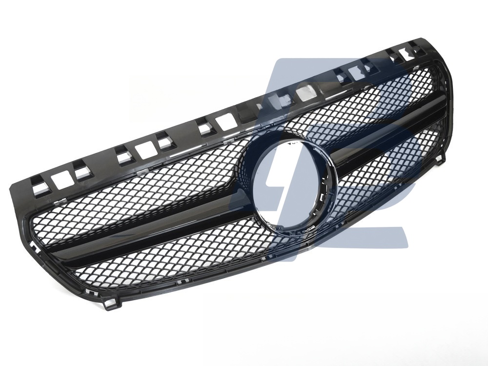 Grille Gloss Black for Mercedes W176 2012–2015 - 3