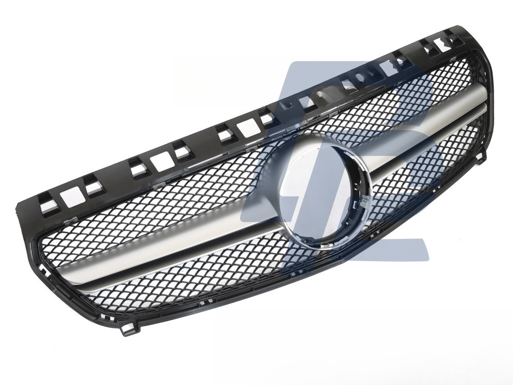 Grille Silver for Mercedes W176 2012–2015 - 4
