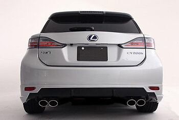 LEXUS CT200H 10+ TOMS STYLE FULL BODY KIT 4 PIECES ABS [SIX]