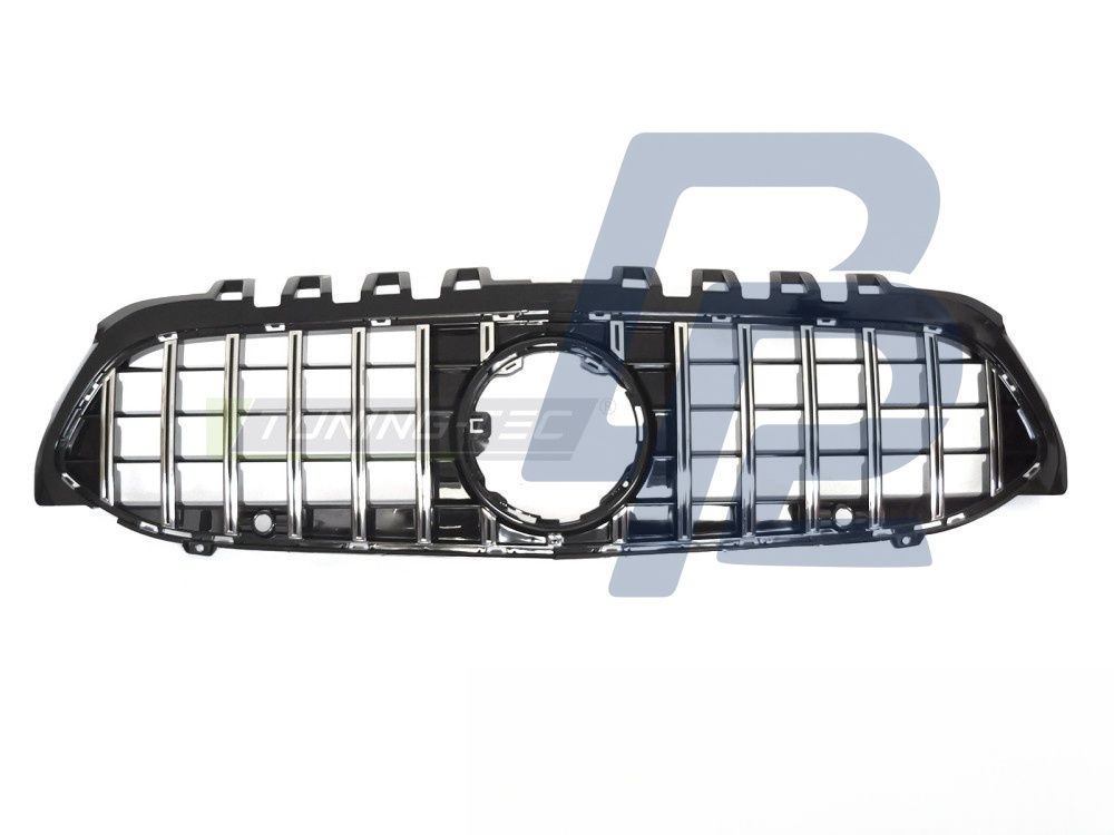 Grille Sport Chrome/Black for Mercedes a-Class W177 2018–2022 - 3