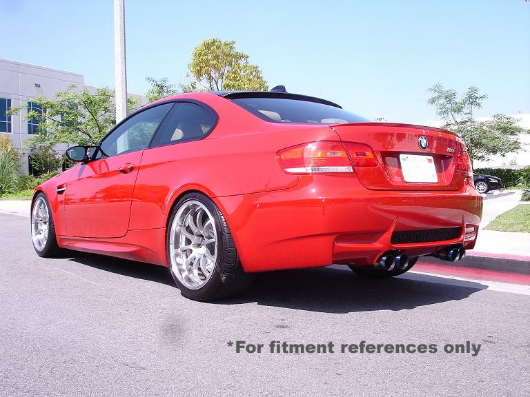 BMW 3 E92 2D 08-11 (INCL M) AXLE BACK DUAL EXHAUST BURNT TIP - 2