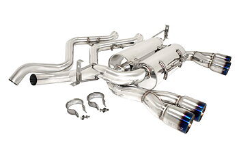 BMW 3 E92 2D 08-11 (INCL M) AXLE BACK DUAL EXHAUST BURNT TIP