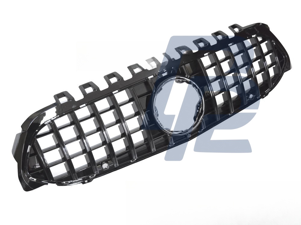 Grille Sport Gloss Black for Mercedes a-Class W177 2018–2022 - 3