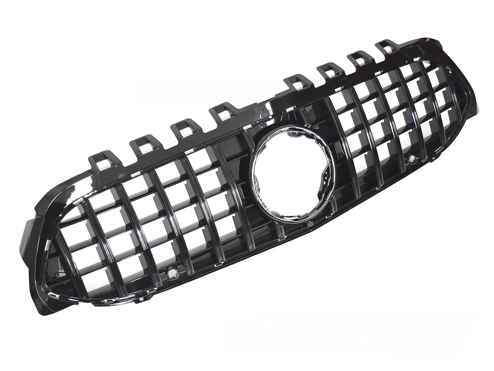 GRILL SPORT BLANK SVART TILL MERCEDES A-CLASS W177 2018-2022