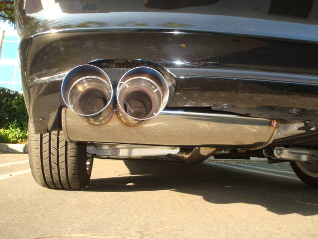 BMW 3 E90/92 07-11 (328I/X) AXLE BACK EXHAUST BLUE TIT TIP - 3