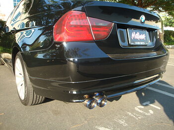 BMW 3 E90/92 07-11 (328I/X) AXLE BACK EXHAUST BLUE TIT TIP