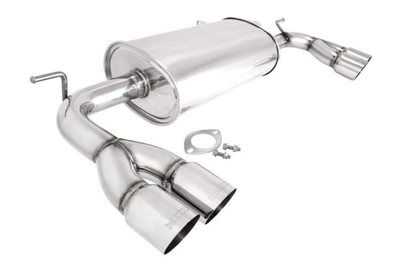 HYUNDAI GENESIS 09+ AXLE BACK DUAL EXHAUST STAINLESS STEEL