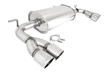 HYUNDAI GENESIS 09+ AXLE BACK DUAL EXHAUST STAINLESS STEEL