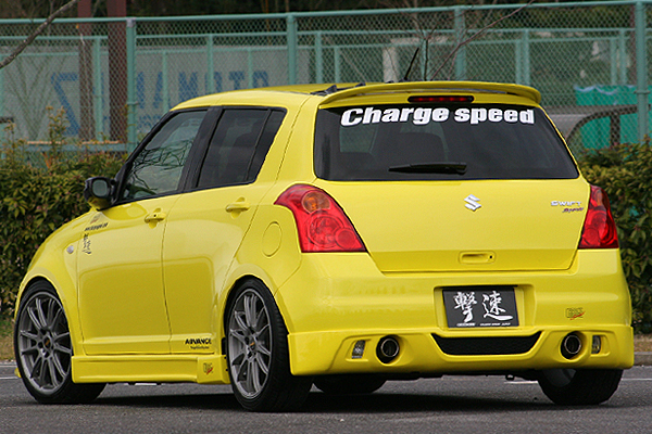 SUZUKI SWIFT 05+ CHARGESPEED REAR BUMPERLIP HALFTYPE - 2