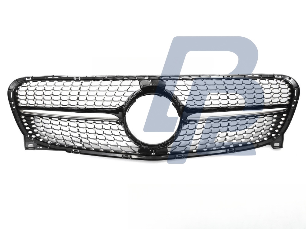Grille Diamond Black/Chrome for Mercedes GLA X156 2013–2016 - 4