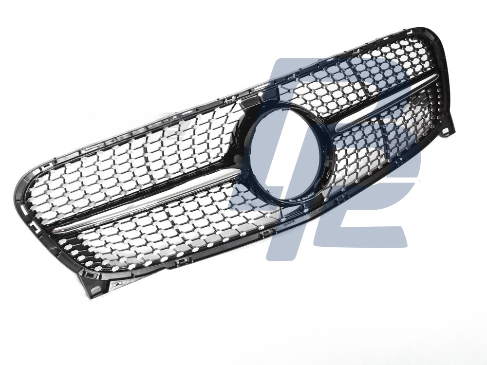 Grille Diamond Black/Chrome for Mercedes GLA X156 2013–2016 - 3