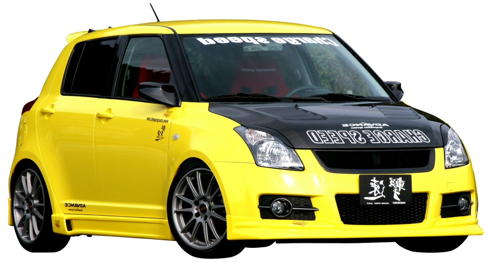 SUZUKI SWIFT 05+ SPORT CHARGESPEED FRONT BUMPERLIP HALFTYPE