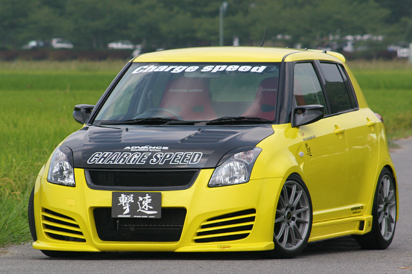 SUZUKI SWIFT 05+ TYPE-1 CHARGESPEED FRONT BUMPER - 3