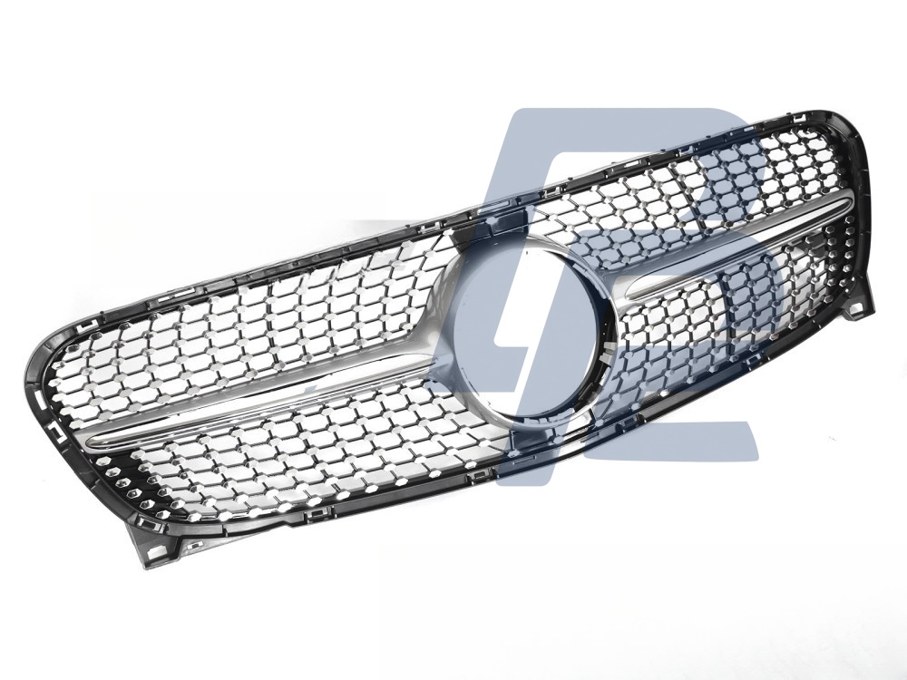 Grille Diamond Silver Chrome for Mercedes GLA X156 2013–2016 - 3
