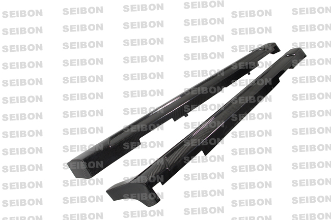 INFINITI G37 4D 08-12 SEIBON NS CARBON SIDESKIRTS - 3