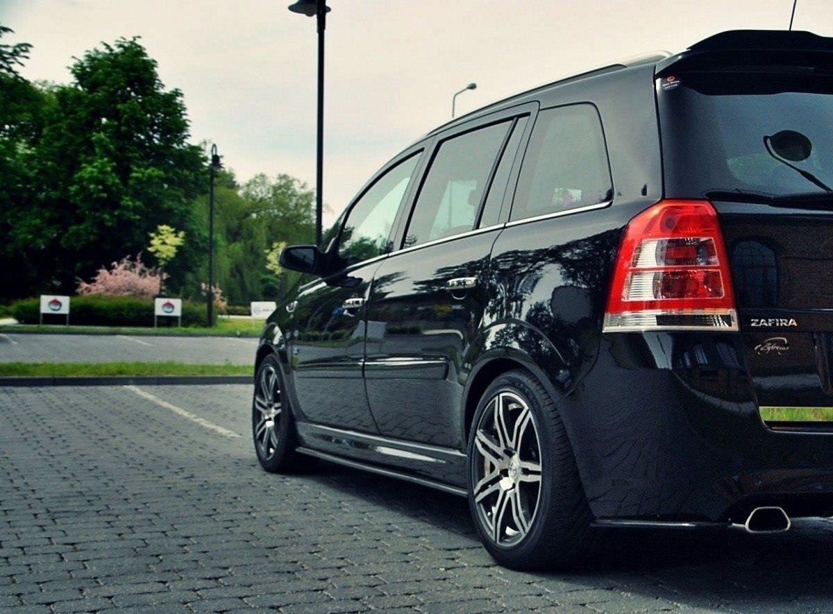 Side Skirts Diffusers Vauxhall/opel Zafira B OPC