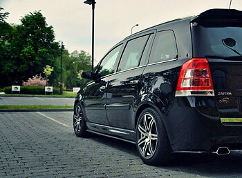 Side Skirts Diffusers Vauxhall/opel Zafira B OPC