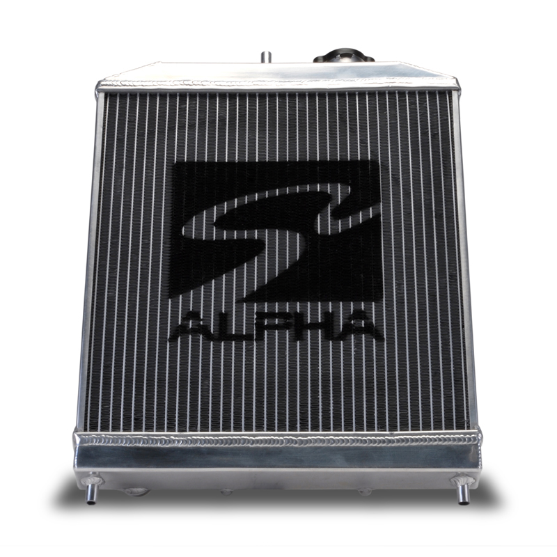 HONDA CIVIC/DELSOL 92-00 ALPHA SERIE ALU RADIATOR SKUNK2