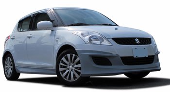SUZUKI SWIFT 11+ X-ITE LOOK ABS FRONT BUMPERLIP [SIX]