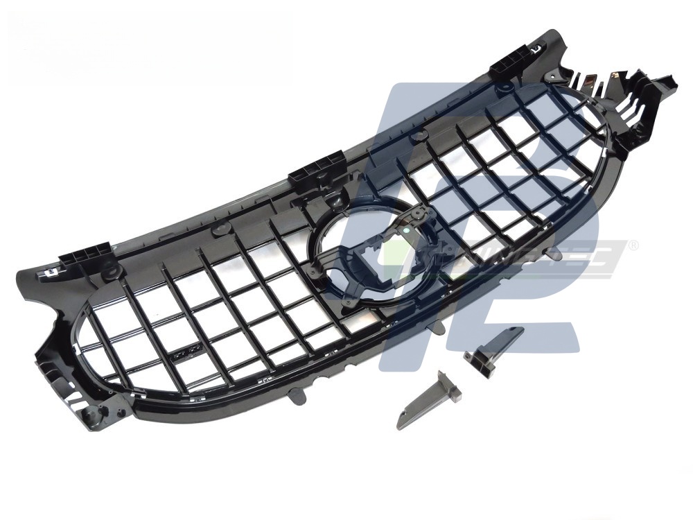 Grille Sport Gloss Black for Mercedes GLA H247 2019–2023 - 3