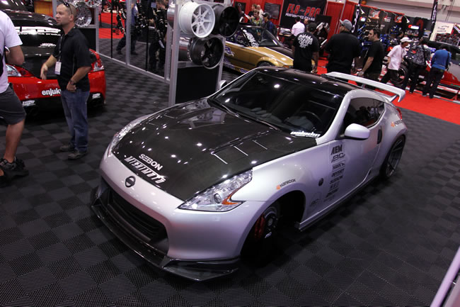 NISSAN 370Z 09-10 SEIBON NS CARBON SIDESKIRTS - 2