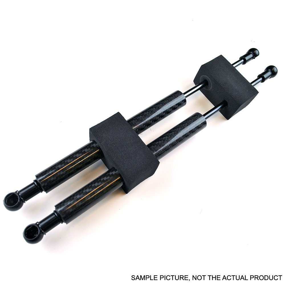 MITSUBISHI LANCER EVO 7/8/9 CARBON BOLT-ON HOOD DAMPERS SIX - 2
